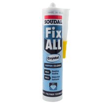 Soudal FIX ALL CRYSTAL универсално лепило 290мл. Soudal FIX ALL CRYSTAL универсално лепило 290мл. - Otrovi