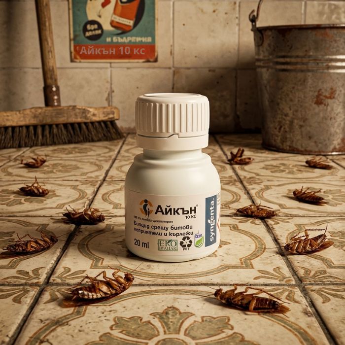 Как да пръскам с айкън против хлебарки?