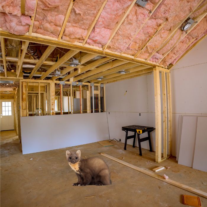 Белка в таванско помещение